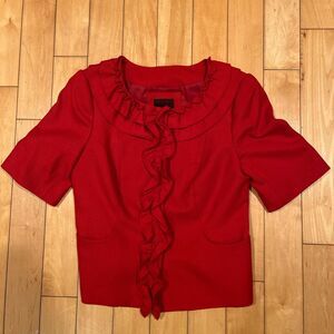 The-limited Women's Red Blouse